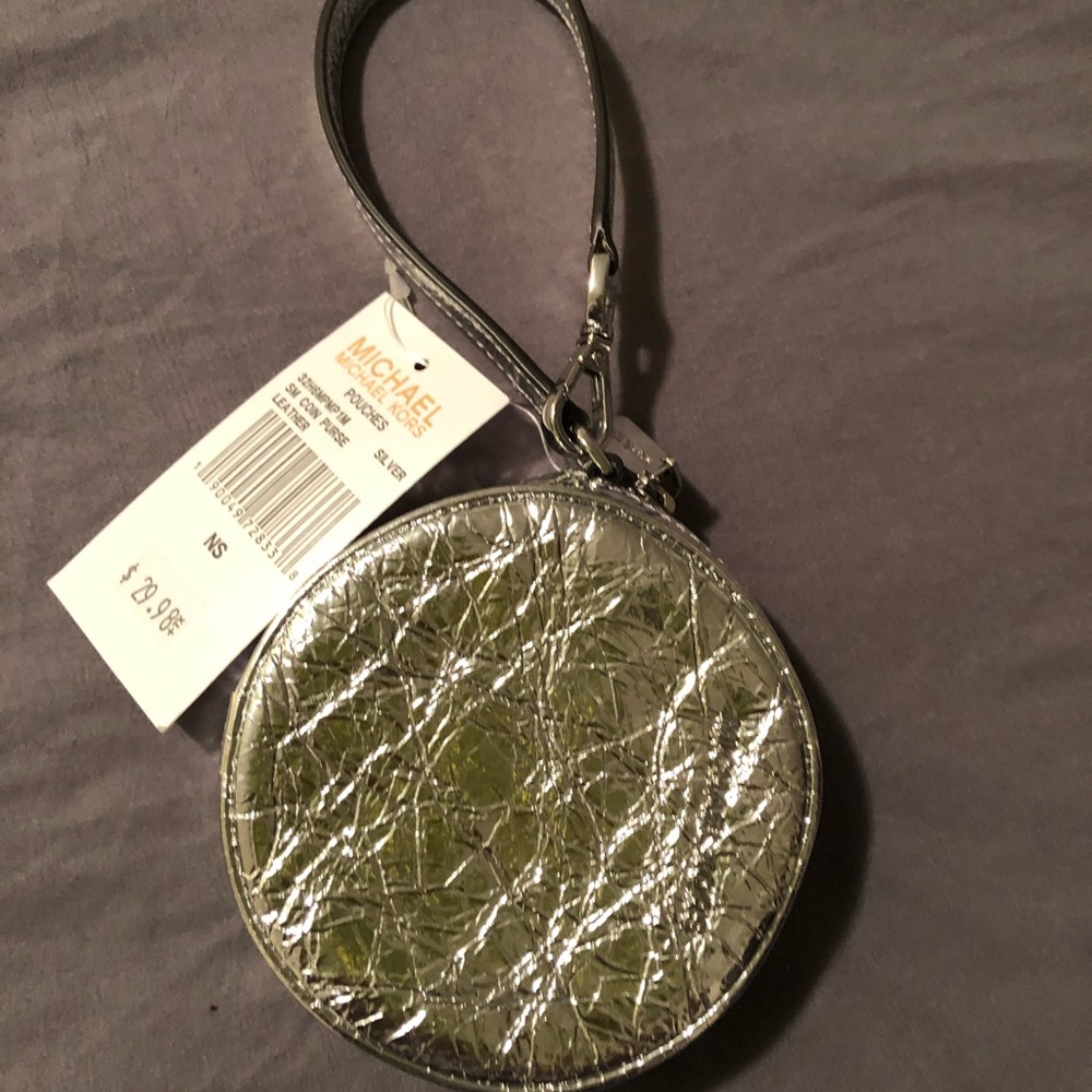NWT MK Silver Coin Purse